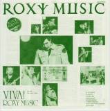 Roxy Music - Viva! Roxy Music, Japanese insert front
